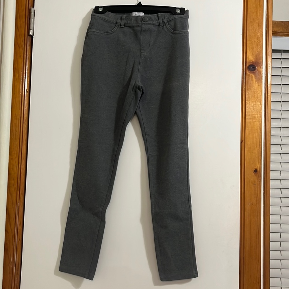 Childrens Place Girl’s school uniform pants 2 pairs size 14 color grey comfy fit